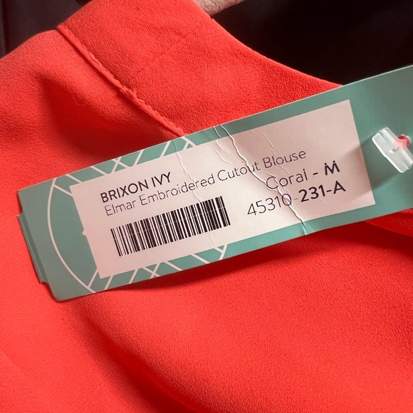 Brixon Ivy Coral Women's Top - Picture 6 of 6